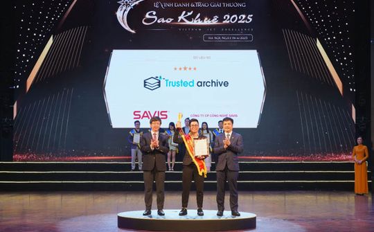 SAVIS Trusted Archive 2.0 được xếp hạng 5 sao Giải thưởng Sao Khuê 2025