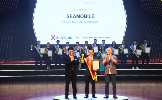 Ngân hàng số SeAMobile được xếp hạng 5 sao tại Giải thưởng Sao Khuê 2025