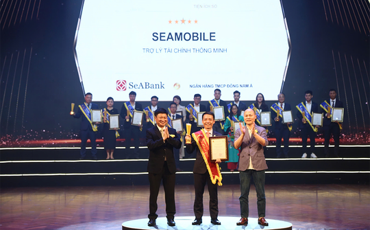 Ngân hàng số SeAMobile được xếp hạng 5 sao tại Giải thưởng Sao Khuê 2025