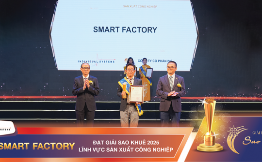 Smart Factory - giải pháp cho doanh nghiệp sản xuất 4.0, được vinh danh tại Sao Khuê 2025