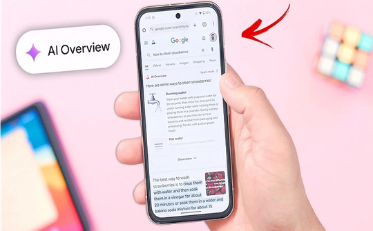 Hơn 1,5 tỷ người sử dụng tính năng tìm kiếm AI trên Google