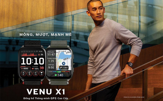 Đồng hồ thông minh Garmin Venu X1 ra mắt, giá từ 21,09 triệu đồng