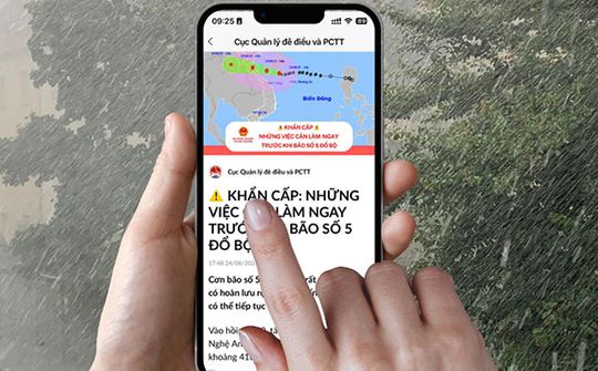 Đối phó bão số 5 Kajiki: Bộ NN&MT phối hợp với Zalo gửi 38.6 triệu tin nhắn cảnh báo