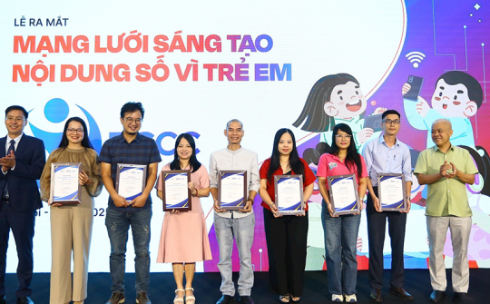 Ra mắt Mạng lưới Sáng tạo nội dung số vì trẻ em