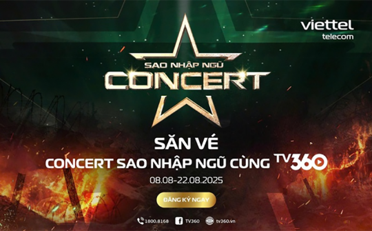 Cơ hội săn vé concert Sao nhập ngũ “All Stars” miễn phí trên TV360