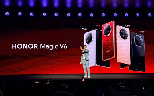 Honor ra mắt điện thoại gập Magic V6 với thiết kế siêu mỏng