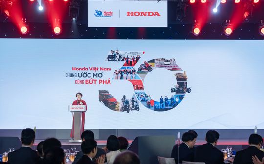 Honda Việt Nam bán hơn 40 triệu xe máy trong 30 năm, tỷ lệ nội địa hóa vượt 96%