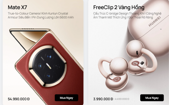 Huawei chính thức mở cửa hàng trực tuyến tại Việt Nam