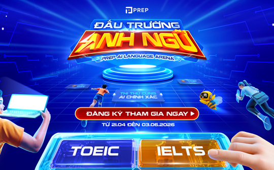 Đấu Trường Anh Ngữ 2026: Sân chơi thi thử trực tuyến IELTS và TOEIC cho người trẻ