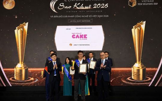 Sao Khuê 2026 ghi nhận năng lực công nghệ AI-first của Cake