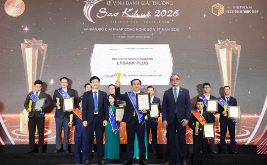 Đột phá với trợ lý AI chuyển tiền, LPBank Plus được vinh danh tại Sao Khuê 2026