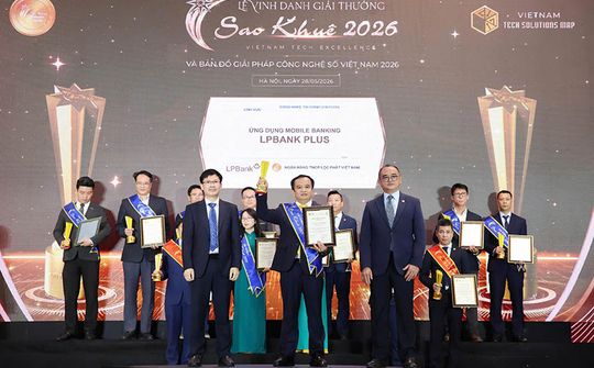 Đột phá với trợ lý AI chuyển tiền, LPBank Plus được vinh danh tại Sao Khuê 2026