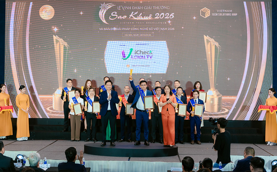 Giải pháp QR Code Loyalty của iCheck vinh danh tại Sao Khuê 2026