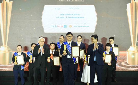 MobiFone IT được vinh danh tại giải thưởng Sao Khuê 2026 và ghi danh trên Bản đồ Giải pháp Công nghệ số Việt Nam