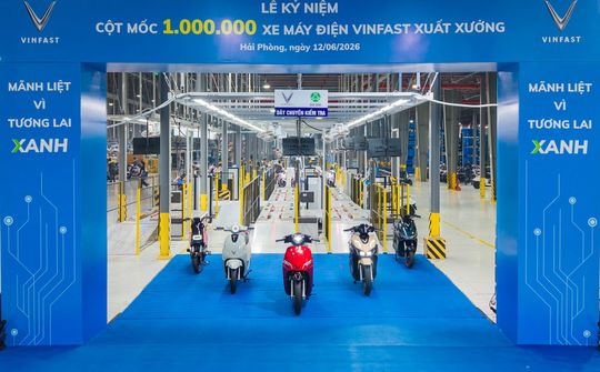 VinFast xuất xưởng chiếc xe máy điện thứ 1 triệu