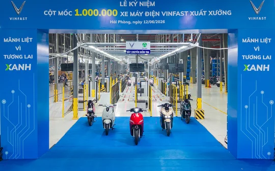 VinFast xuất xưởng chiếc xe máy điện thứ 1 triệu
