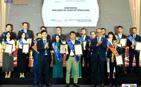 SHBFinance được trao tặng Giải thưởng Sao Khuê 2026 lĩnh vực Công nghệ tài chính