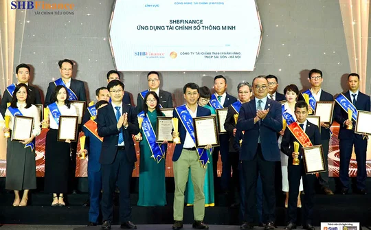 SHBFinance được trao tặng Giải thưởng Sao Khuê 2026 lĩnh vực Công nghệ tài chính