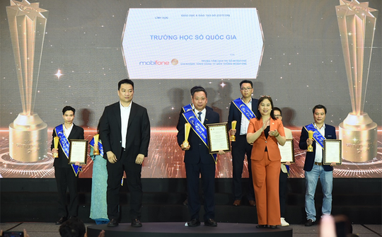 Trường học số Quốc gia vinh danh tại Sao Khuê 2026 - kiến tạo tương lai giáo dục số