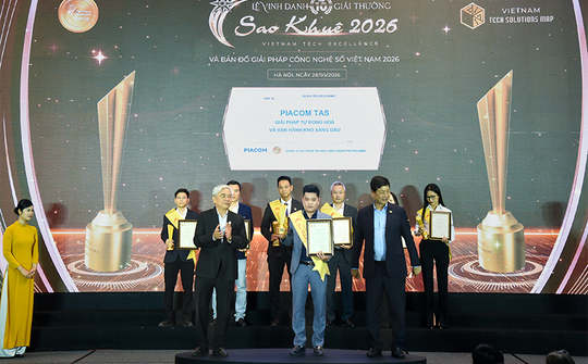Giải pháp Tự động hóa và vận hành kho xăng dầu PIACOM TAS lọt Top 10 Sao Khuê 2026