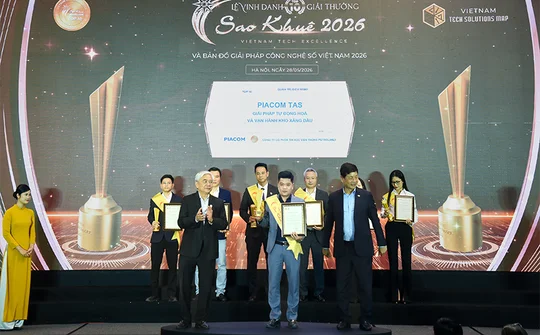 Giải pháp Tự động hóa và vận hành kho xăng dầu PIACOM TAS lọt Top 10 Sao Khuê 2026