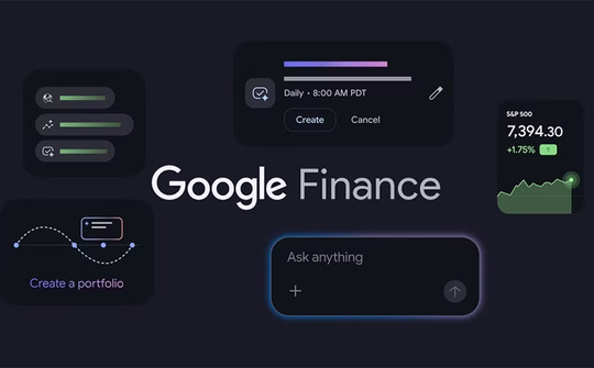 Ứng dụng tài chính Google Finance  ra mắt trên Android