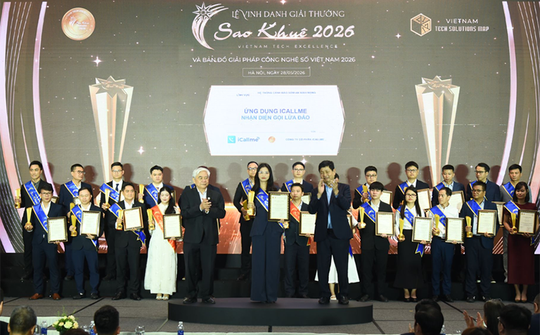 Ứng dụng nhận diện cuộc gọi iCallme giành giải thưởng Sao Khuê 2026