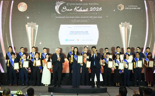 Ứng dụng nhận diện cuộc gọi iCallme giành giải thưởng Sao Khuê 2026
