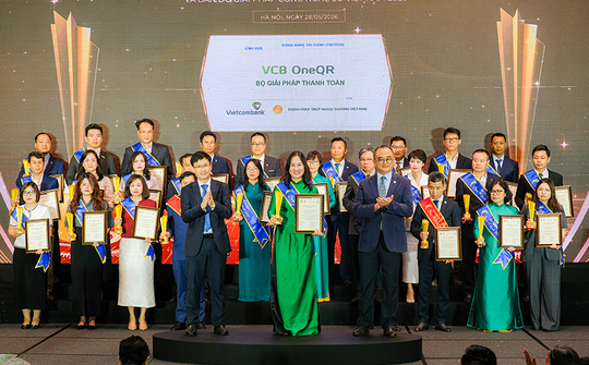Bốn giải pháp số của Vietcombank được vinh danh tại Giải thưởng Sao Khuê 2026