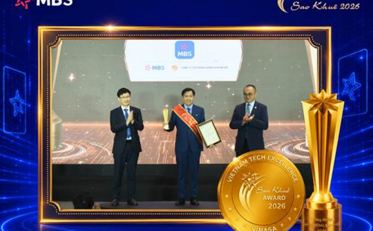 MBS Mobile App ghi dấu ấn với 4 năm liên tiếp đạt Sao Khuê, tiếp tục nâng tầm trải nghiệm đầu tư số