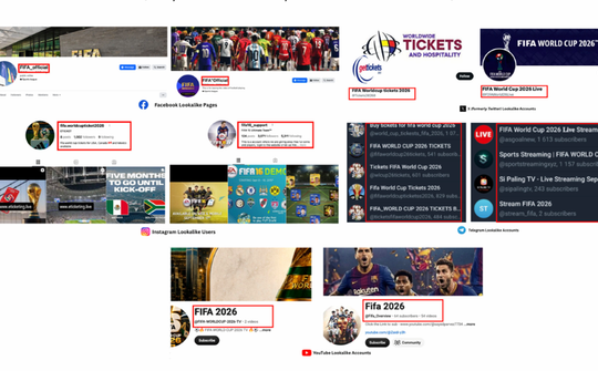 FIFA World Cup 2026 bị lợi dụng cho các hoạt động lừa đảo trực tuyến và tấn công mạng