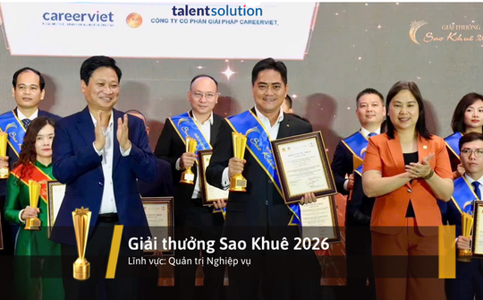 Talent Solution - giải pháp tuyển dụng ứng dụng AI được vinh danh tại Sao Khuê 2026