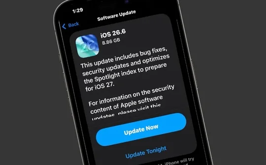 iOS 26.6 chính thức ra mắt với 3 thay đổi đáng chú ý