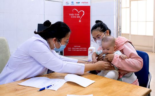 “Trái tim cho em” đến với Khánh Hòa, khám sàng lọc cho hơn 600 trẻ