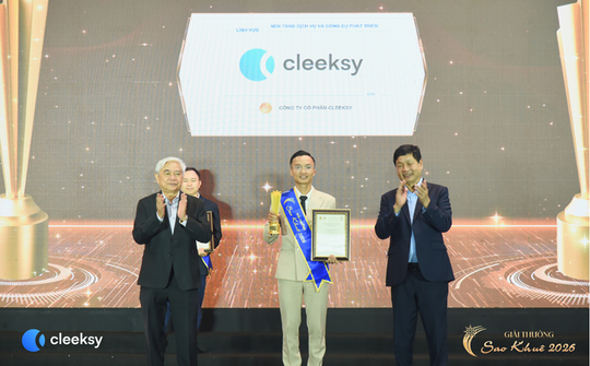 Cleeksy ghi dấu ấn tại Sao Khuê 2026: Nền tảng "Make in Vietnam" tối ưu vận hành doanh nghiệp
