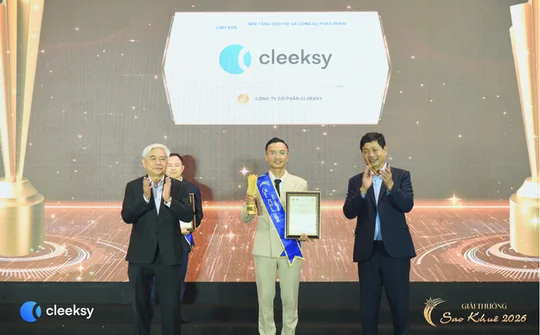 Cleeksy ghi dấu ấn tại Sao Khuê 2026: Nền tảng "Make in Vietnam" tối ưu vận hành doanh nghiệp