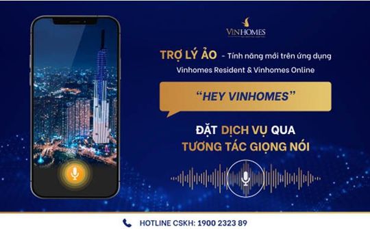 Ra mắt trợ lý ảo trên ứng dụng Vinhomes Resident và Vinhomes Online