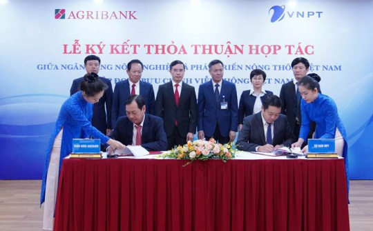 Tập đoàn VNPT và Agribank ký kết Thỏa thuận hợp tác toàn diện
