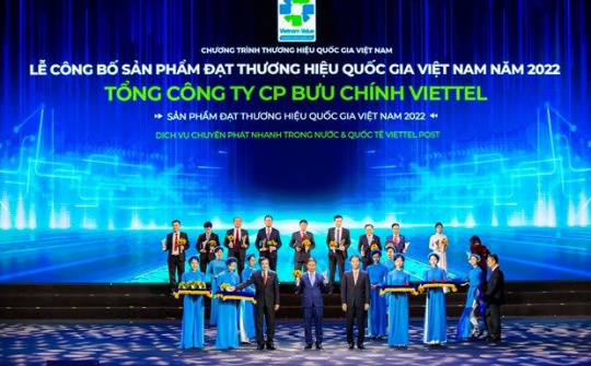 Viettel Post được vinh danh Thương hiệu Quốc gia 5 năm liên tiếp