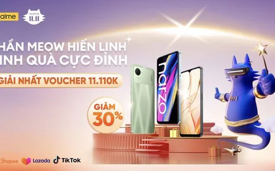 Realme giảm 30% nhiều sản phẩm công nghệ