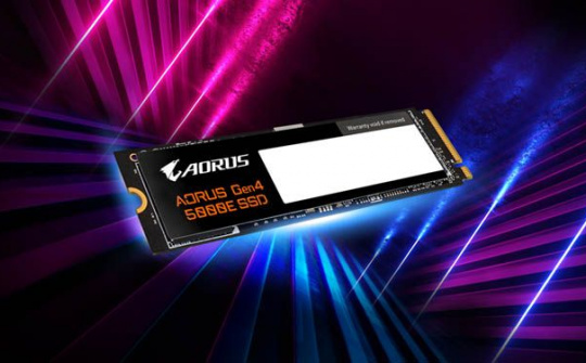 SSD AORUS Gen4 5000E - hiệu suất cao, không hao điện