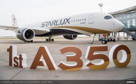 STARLUX nhận máy bay Airbus A350 đầu tiên