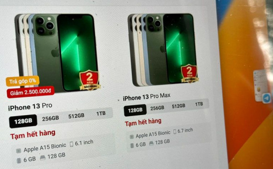 iPhone 13 Pro sắp biến mất trên thị trường