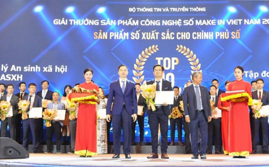 04 giải pháp số của VNPT được vinh danh tại Giải thưởng Make in Viet Nam năm 2022