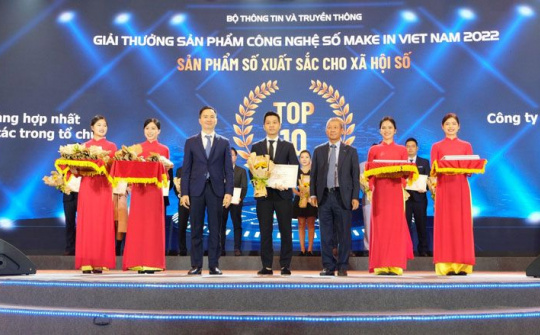 GapoWork lọt Top 10 sản phẩm công nghệ xuất sắc tại giải thưởng Make in Vietnam 2022