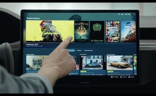 Tesla đưa nền tảng chơi game Steam lên xe điện