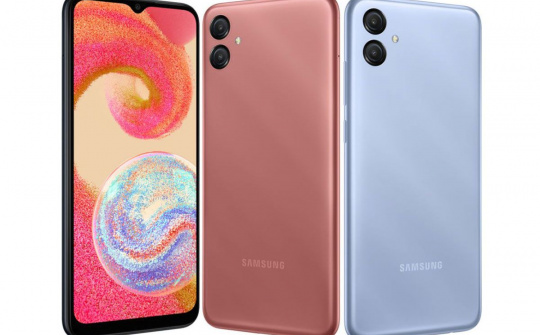 Samsung trình làng smartphone Galaxy A04e, giá khoảng 3,29 triệu đồng