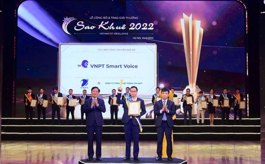 Nền tảng giọng nói thông minh VNPT Smart Voice nhận giải Sao Khuê 2022