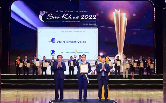 Nền tảng giọng nói thông minh VNPT Smart Voice nhận giải Sao Khuê 2022