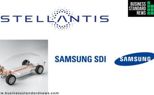 Samsung SDI bắt tay với Stellantis lập liên doanh sản xuất pin xe điện
